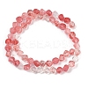 Cherry Quartz Glass Beads Strands G-A257-A08-01-3