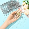 800Pcs 304 Stainless Steel Eye Pins STAS-YW0003-03-3