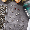 500Pcs Brass Studs Rivets KK-SP0002-55-4