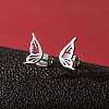 Stainless Steel Small Animal Stud Earrings for Women PW-WG87B69-14-1