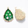 Brass Enamel Pendants KK-T049-053G-02-NF-2