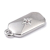 Brass Micro Pave Cubic Zirconia Charms LS-ZIRC-I054-12P-03-2
