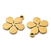 Ion Plating(IP) 316 Surgical Stainless Steel Charms X-STAS-E213-01G-2