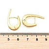 Brass Teardrop Hoop Earrings EJEW-Z121-09G-5