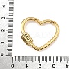 304 Stainless Steel Keychain Clasps STAS-Z135-02G-3