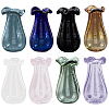 Glass Vase Miniature Flowerpot Ornaments AJEW-SP0002-41A-1