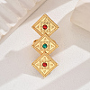 Adjustable Metal Cuff Open Rings for Women MX7464-2-1