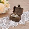 Rectangle Wood Championship Rings Display Boxes CON-WH0089-120-4