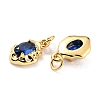 Brass Micro Pave Cubic Zirconia Pendant ZIRC-P089-19-4