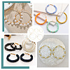 30Pcs 6 Style Brass Hoop Earring Findings FIND-BBC0003-23G-6