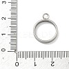 304 Stainless Steel Open Back Bezel Pendants STAS-B126-06A-P-3
