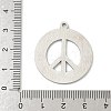 304 Stainless Steel Pendants STAS-F326-07P-3