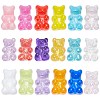 144Pcs 18 Colors Resin Cabochons CRES-SC0002-02-1