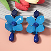 Alloy & Resin Dangle Stud Earrings FS-WG0AF0D-04-1