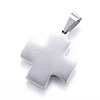 Non-Tarnish 304 Stainless Steel Pendants LS-STAS-G124-17P-2