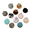 Natural & Synthetic Mixed Gemstone Pendants G-A213-01G-1