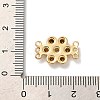 Brass Clear Cubic Zirconia Multi-Strand Links KK-H496-11G-3