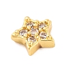 Rack Plating Brass Micro Pave Clear Cubic Zirconia Cabochons KK-F874-02G-06-2