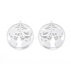 Non-Tarnish Halloween Skull 201 Stainless Steel Pendants LS-STAS-N090-LA983-1-1