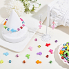800Pcs 2 Styles Cross Theme Acrylic Beads MACR-PA0001-45C-4