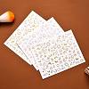 3D Metallic Star Moon Heart Nail Decals Stickers MRMJ-R088-28-M-6