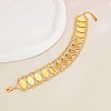 Brass Link Chain Bracelets for Women KS2750-2-2