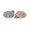 Ion Plating(IP) 304 Stainless Steel Pendants STAS-K242-08M-3