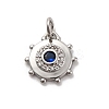 Brass Micro Pave Cubic Zirconia Charms KK-U033-22P-02-1