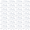 80Pcs Iron Paper Clip FIND-SP0004-77-1