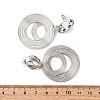 Silver Needle Silver Earrings Fashion Metal Earrings Simple Design Earrings TV7290-2-2