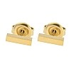 Ion Plating(IP) 304 Stainless Steel Stud Earrings for Women EJEW-A108-03G-1