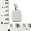 304 Stainless Steel Pendants STAS-C097-56P-09-3