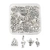 40Pcs 8 Styles Tibetan Style Alloy Pendants TIBEP-FP0001-17-1