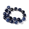 Natural Sodalite Beads Strands G-B153-B11-3