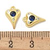 Rack Plating Brass Micro Pave Cubic Zirconia Pendants KK-L224-010G-3