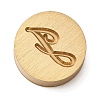 Golden Tone Brass Letter Stamps KK-R005-01J-1