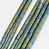 Electroplate Non-magnetic Synthetic Hematite Beads Strands G-J162-B-07-1