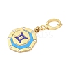 304 Stainless Steel Enamel Pendant Decoration STAS-S168-01G-03-2