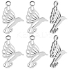 20Pcs 201 Stainless Steel Pendants STAS-BBC0005-60-1