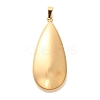 PVD Vacuum Plating 304 Stainless Steel Pendants STAS-U035-33G-03-1