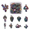 20Pcs 10 Style Alloy Pendants FIND-LS0001-29MC-1