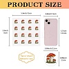8Pcs Plastic Waterproof Self-Adhesive Picture Stickers DIY-WH0428-125-2