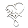 Non-Tarnish 304 Stainless Steel Pendants LS-STAS-B016-06P-2