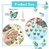 60Pcs 12 Colors Alloy Enamel Pendants FIND-CJ0011-13-2