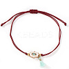 Hamsa Hand with Evil Eye Alloy Enamel Charm Bracelets LS-GS7845-1-2