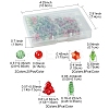 80Pcs 7 Styles Transparent Glass Beads Strands EGLA-FS0001-45-4