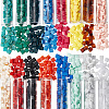 1120Pcs 16 Colors Opaque Acrylic Slide Charms OACR-NB0001-49-1