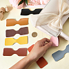 8 Bags 8 Colors Cowhide Purse Suspension Clasps Bag Strap Connector Fabric PURS-CL0001-04A-3