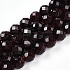 Natural Garnet Beads Strands G-S345-8mm-37-1