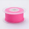 Polyester Frayed Grosgrain Ribbons ORIB-N0002-16mm-09-2